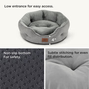 Solid Round Pet Bed