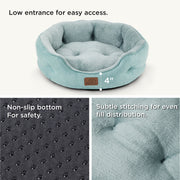 Solid Round Pet Bed