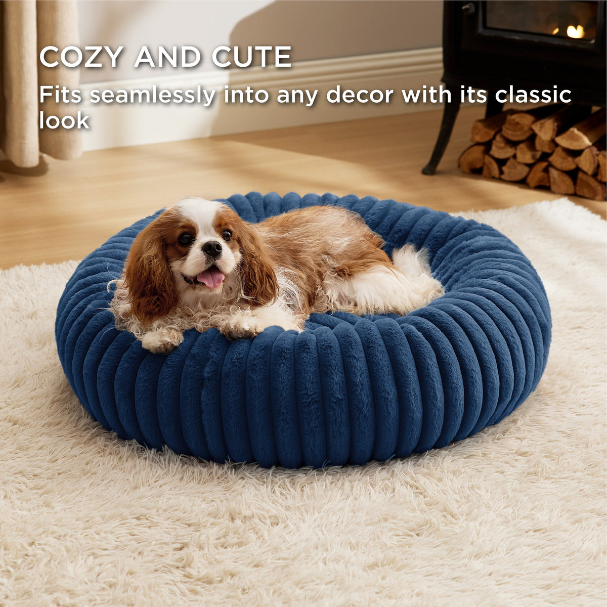 ComfyFleece® Donut Dog Bed