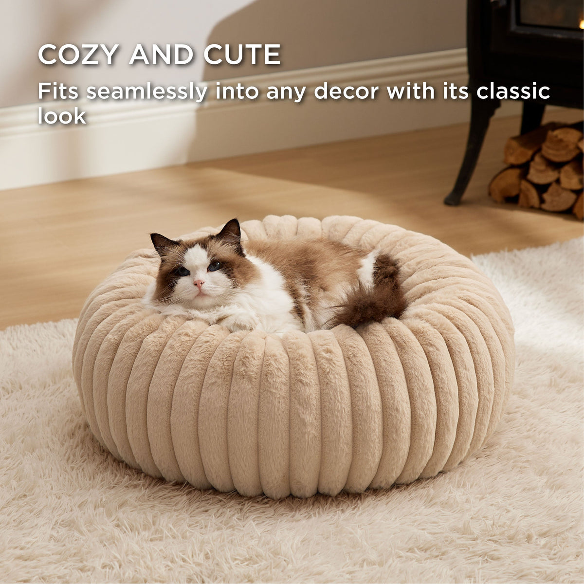 ComfyFleece® Donut Dog Bed