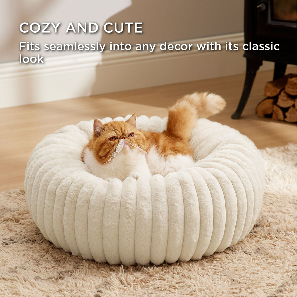 ComfyFleece® Donut Dog Bed
