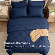 Diamond Quilted Bed-in-a-bag