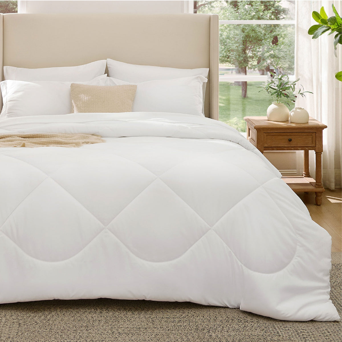 Diamond Quilted Bed-in-a-bag