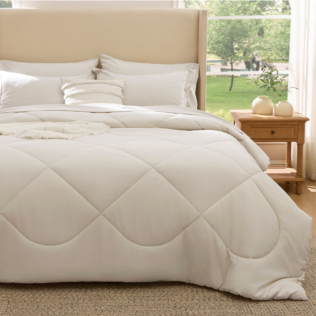 Diamond Quilted Bed-in-a-bag