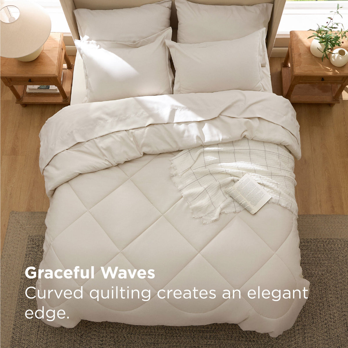 Diamond Quilted Bed-in-a-bag