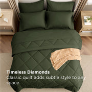 Diamond Quilted Bed-in-a-bag
