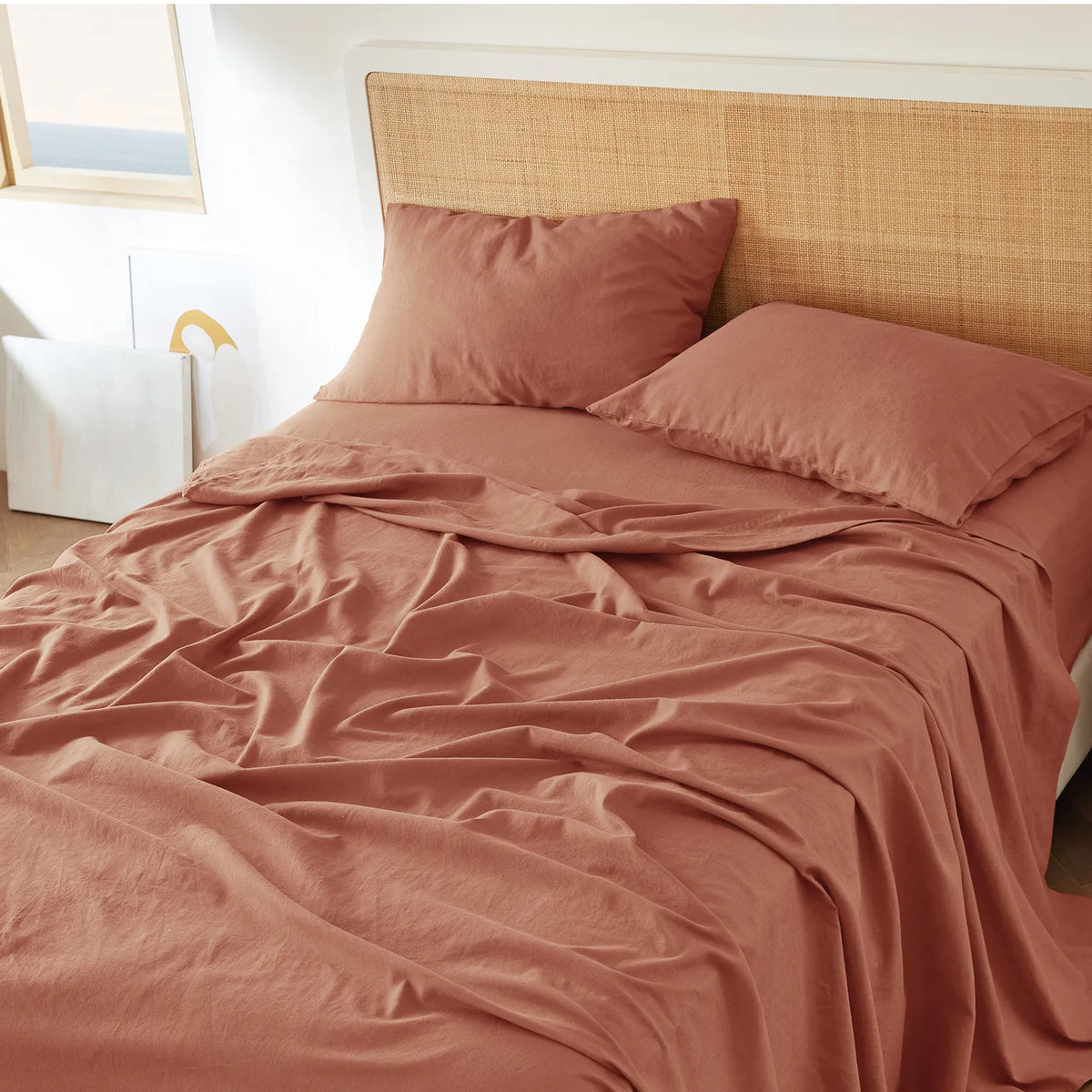 Cotton-Linen Blend Sheet Set