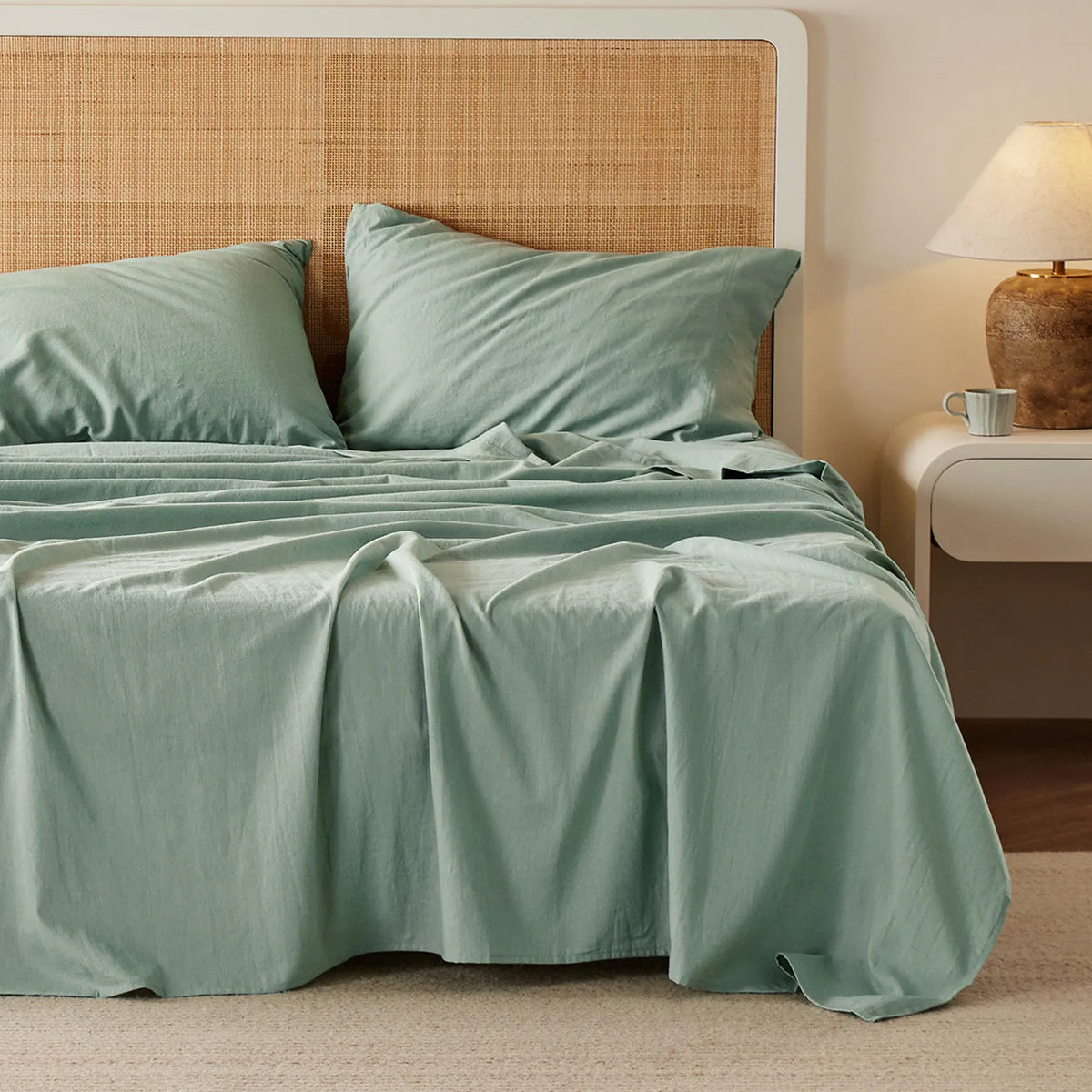 Cotton-Linen Blend Sheet Set