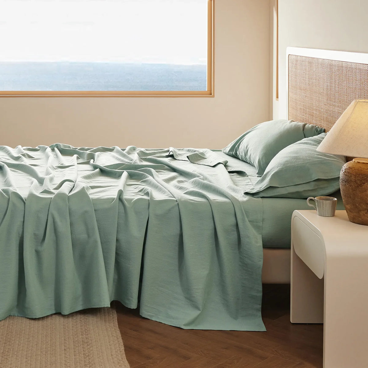 Cotton-Linen Blend Sheet Set