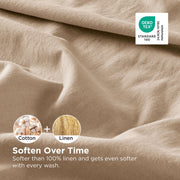 Cotton-Linen Blend Sheet Set