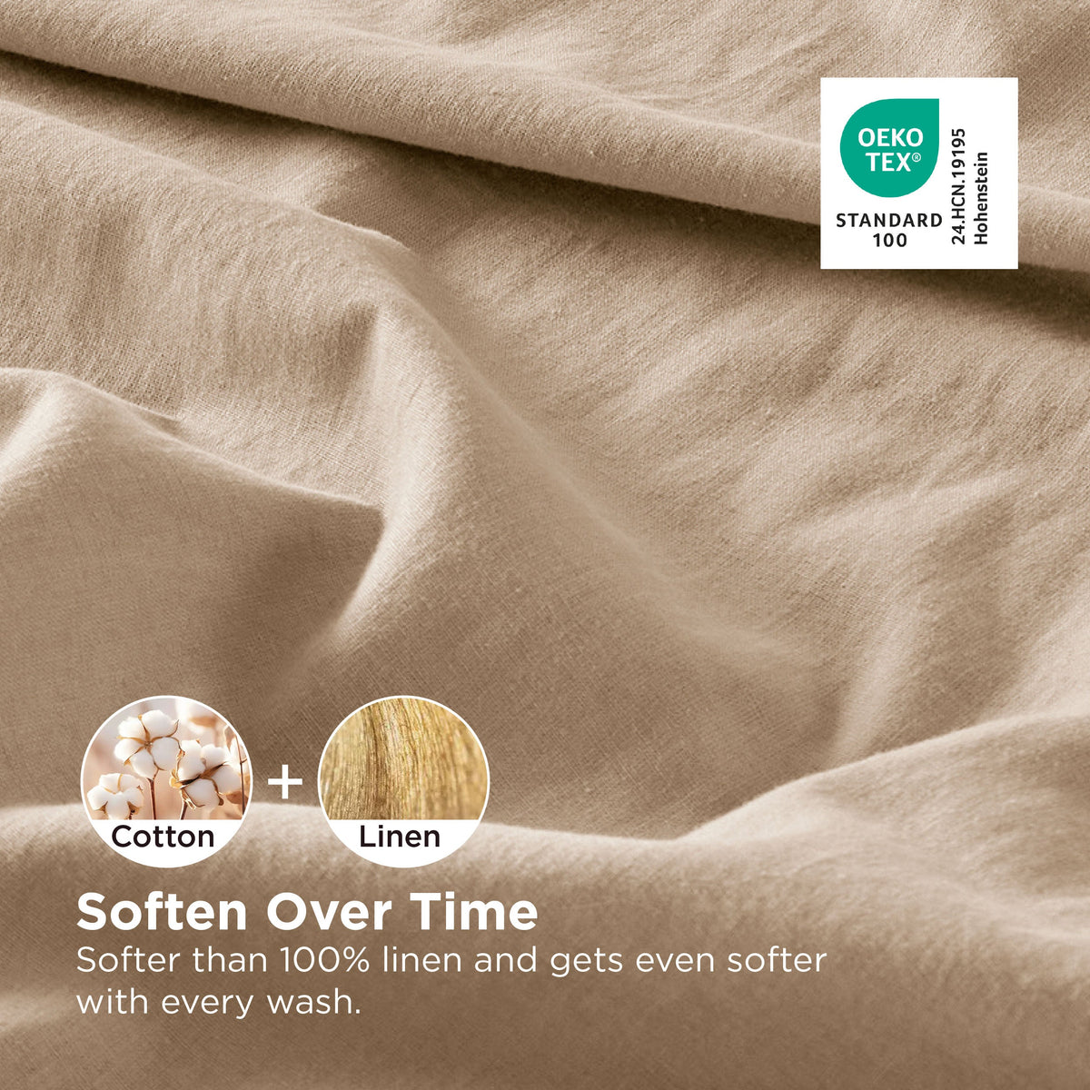 Cotton-Linen Blend Sheet Set