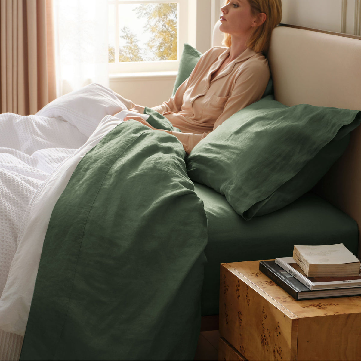 Cotton-Linen Blend Sheet Set