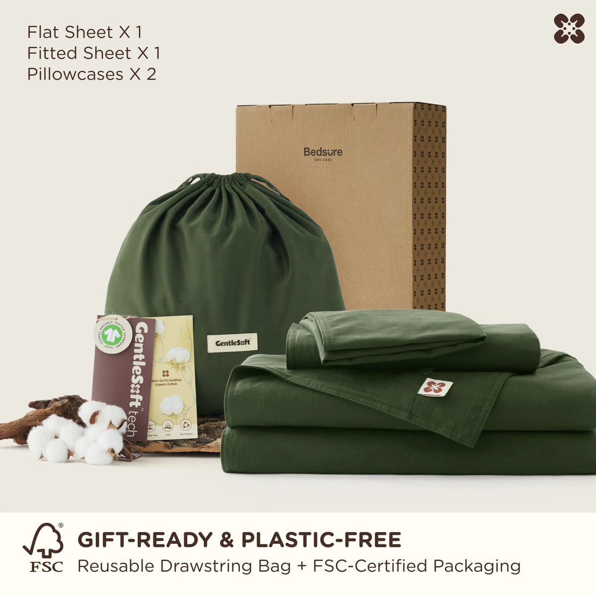 Organic Cotton Duvet Cover Set