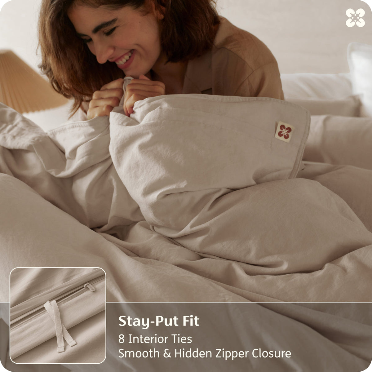 Organic Cotton Duvet Cover Set