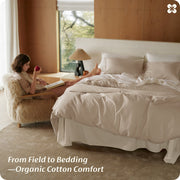 Organic Cotton Duvet Cover Set