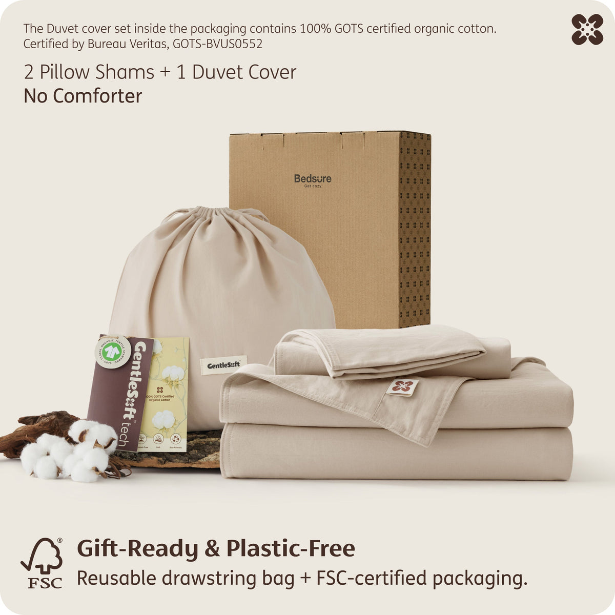 Organic Cotton Duvet Cover Set