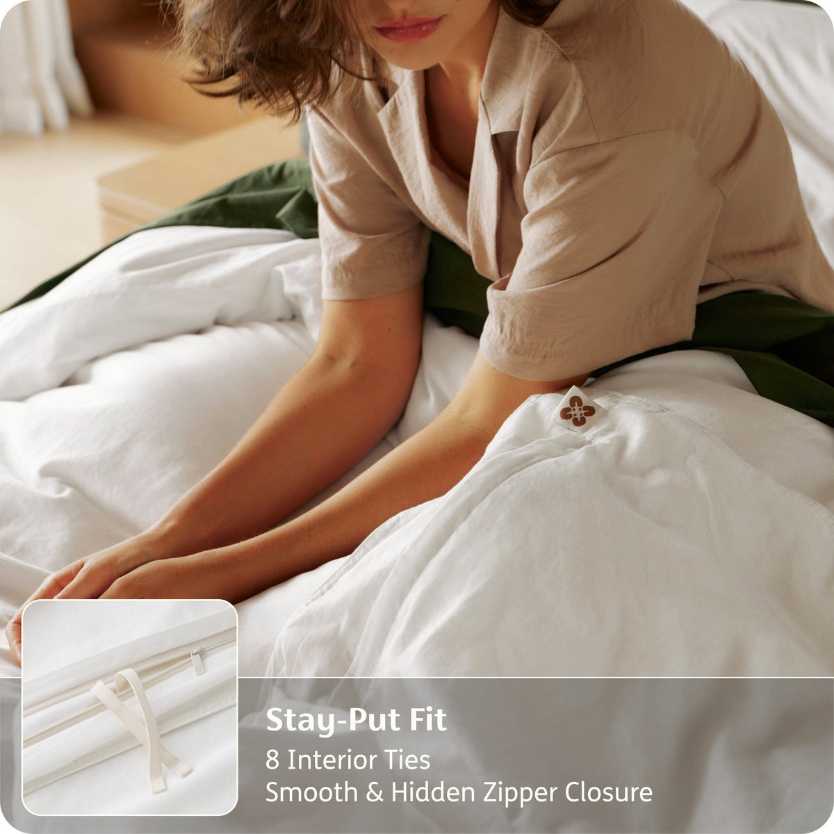 Organic Cotton Duvet Cover Set