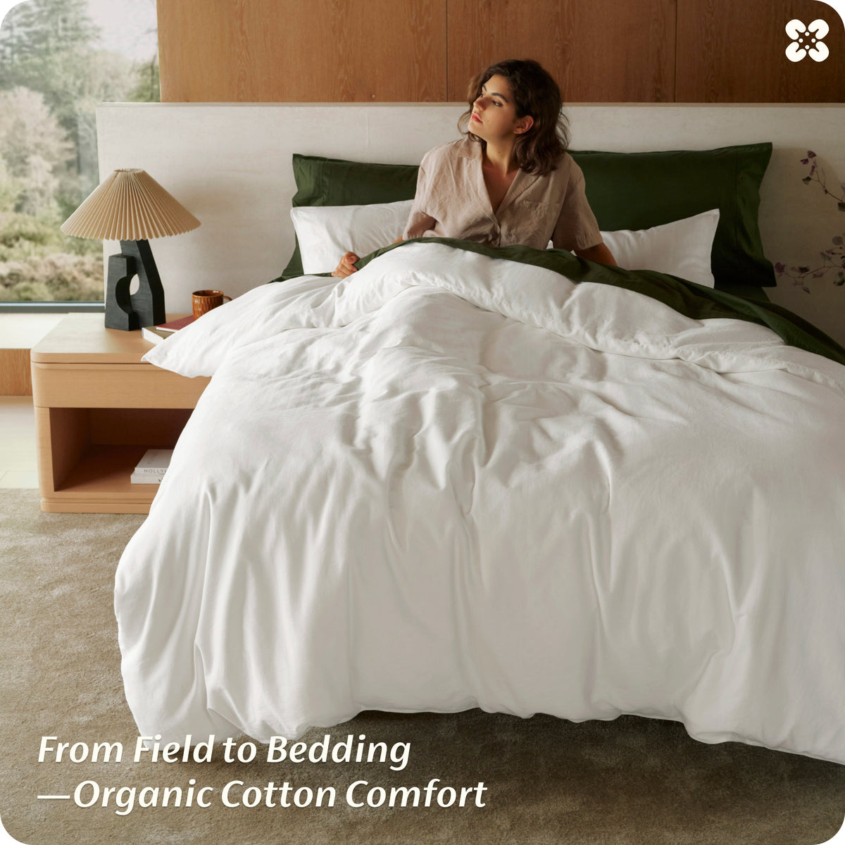 Organic Cotton Duvet Cover Set