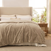 Bubble Sherpa Fleece Blanket