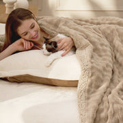 Bubble Sherpa Fleece Blanket