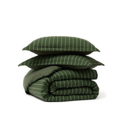 Striped Washed Cotton Duvet Cover Set