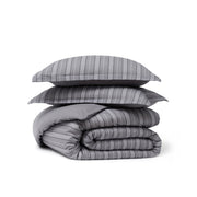 Striped Washed Cotton Duvet Cover Set