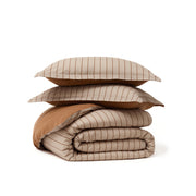 Striped Washed Cotton Duvet Cover Set