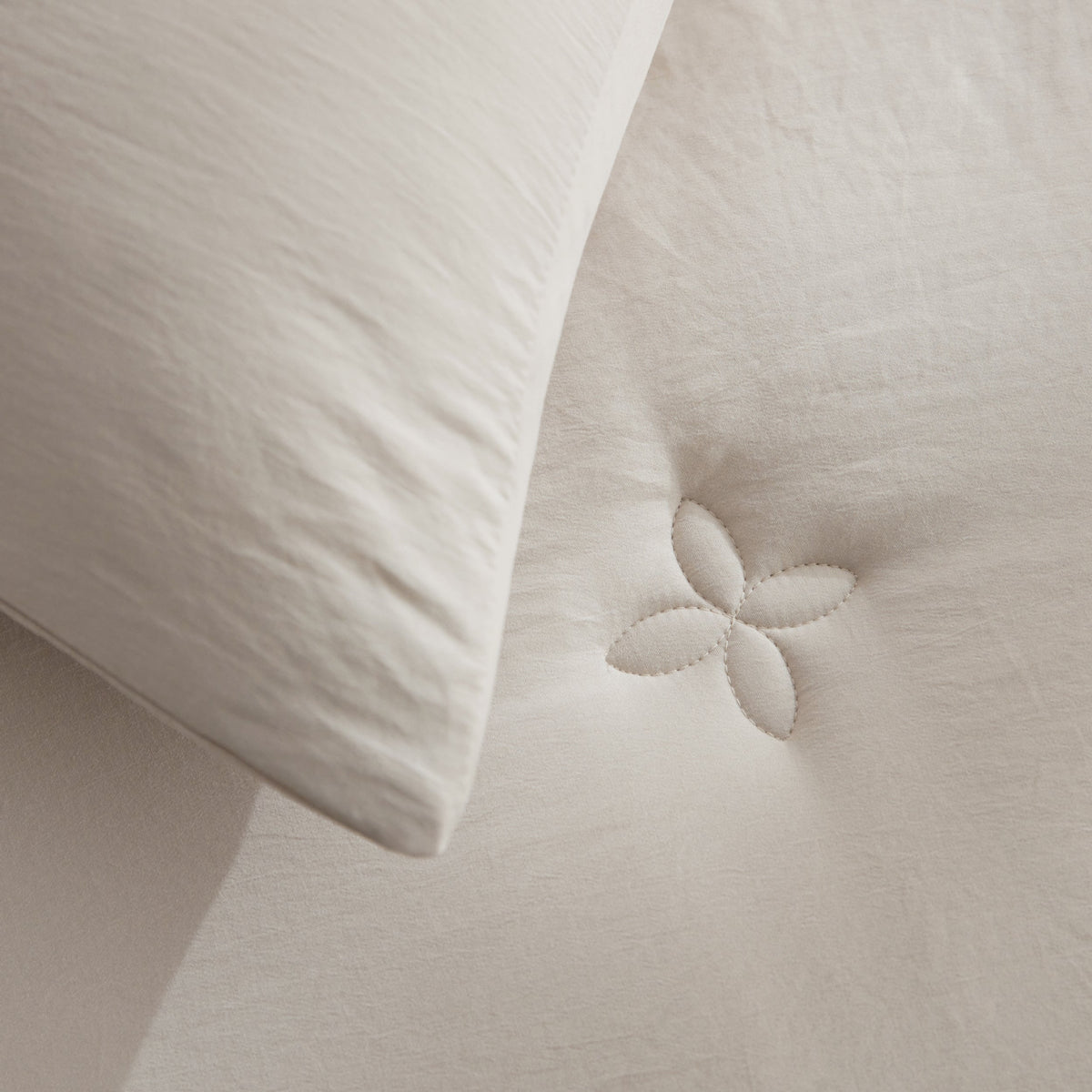 Textured Quilted Comforter Set