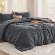 Textured Quilted Comforter Set