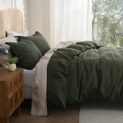 Cotton Waffle Duvet Cover Set