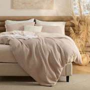 Cotton Waffle Duvet Cover Set