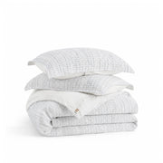Cotton Waffle Space-Dyed Duvet Cover Set