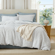 Cotton Waffle Space-Dyed Duvet Cover Set