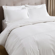Cotton Embroidered Hotel Duvet Cover Set