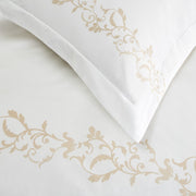 Cotton Embroidered Hotel Duvet Cover Set