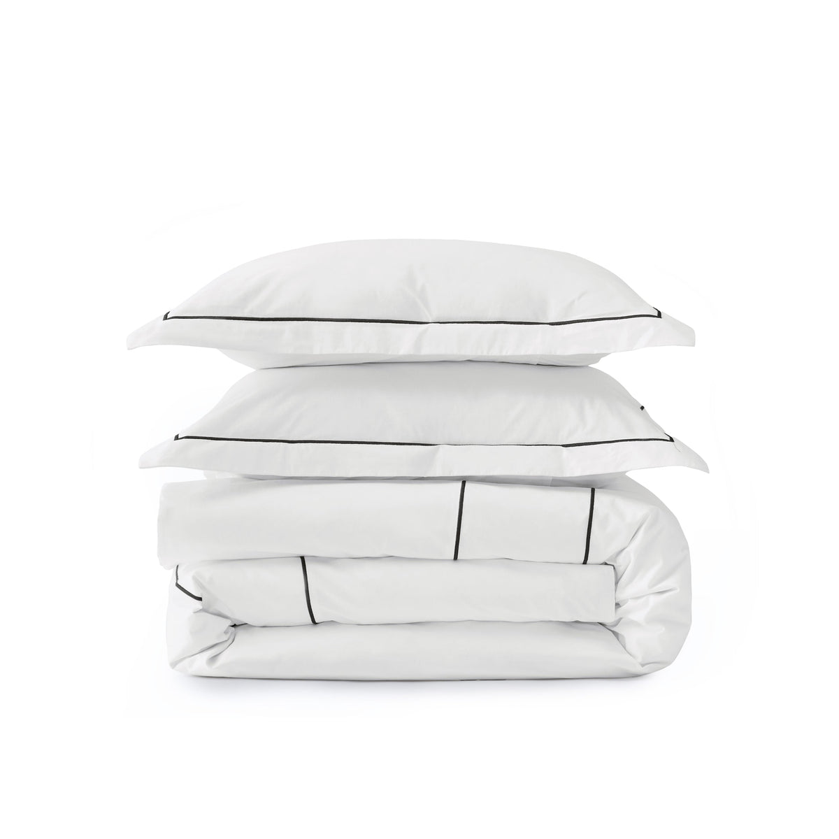 Cotton Embroidered Hotel Duvet Cover Set