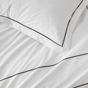 Cotton Embroidered Hotel Duvet Cover Set