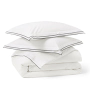 Cotton Embroidered Hotel Duvet Cover Set