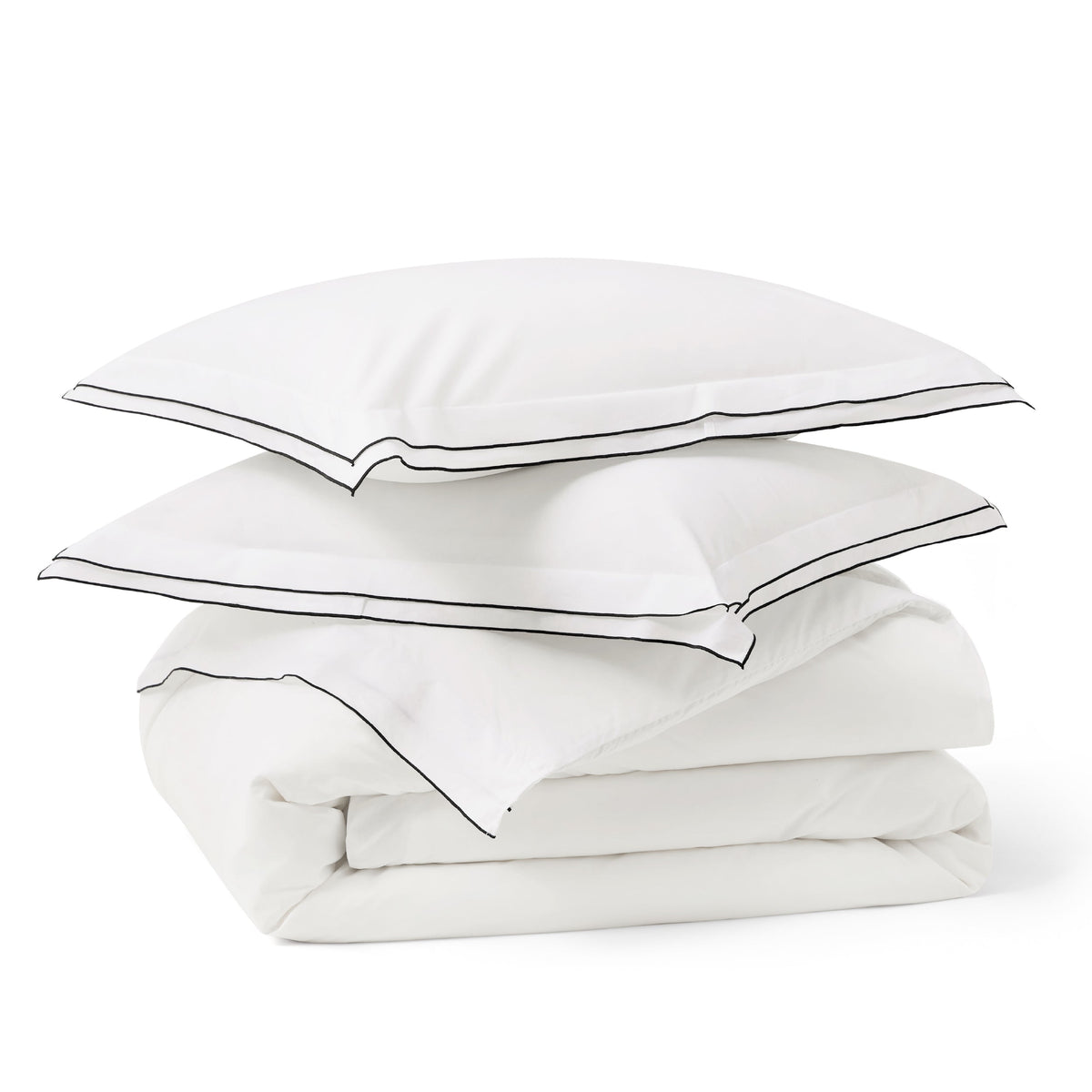 Cotton Embroidered Hotel Duvet Cover Set