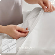 Cotton Embroidered Hotel Duvet Cover Set