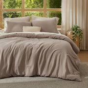 Rayon From Bamboo Cotton Muslin Duvet Cover Set