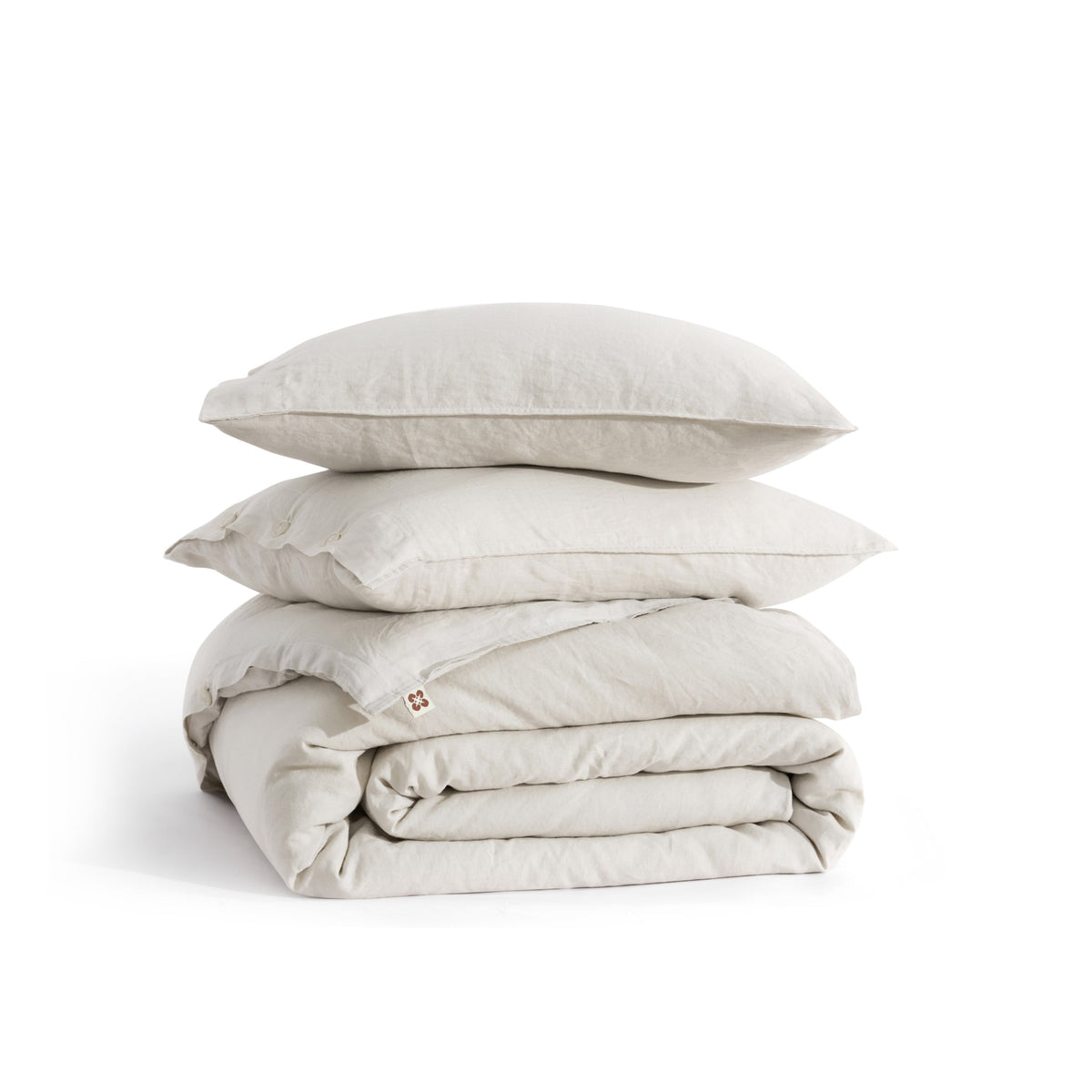 Washed Linen Duvet Cover Set
