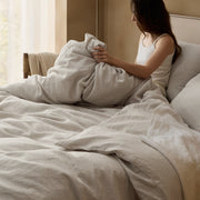 Washed Linen Duvet Cover Set