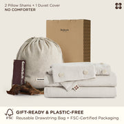 Washed Linen Duvet Cover Set
