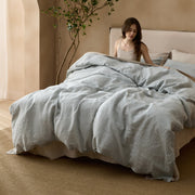 Washed Linen Duvet Cover Set