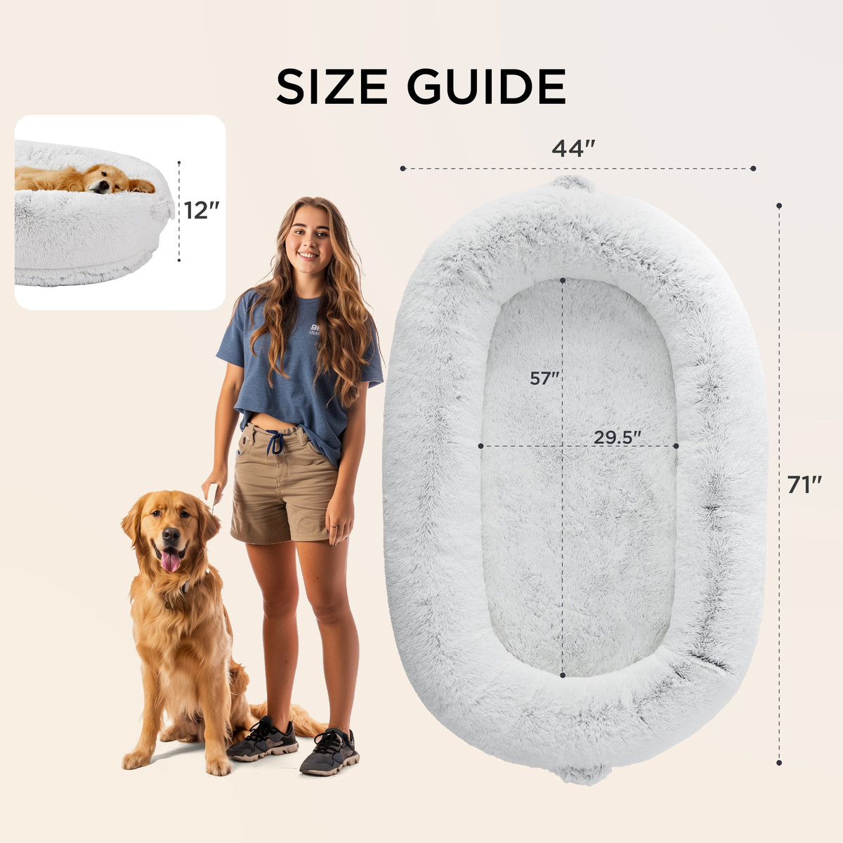 Human Dog Bed
