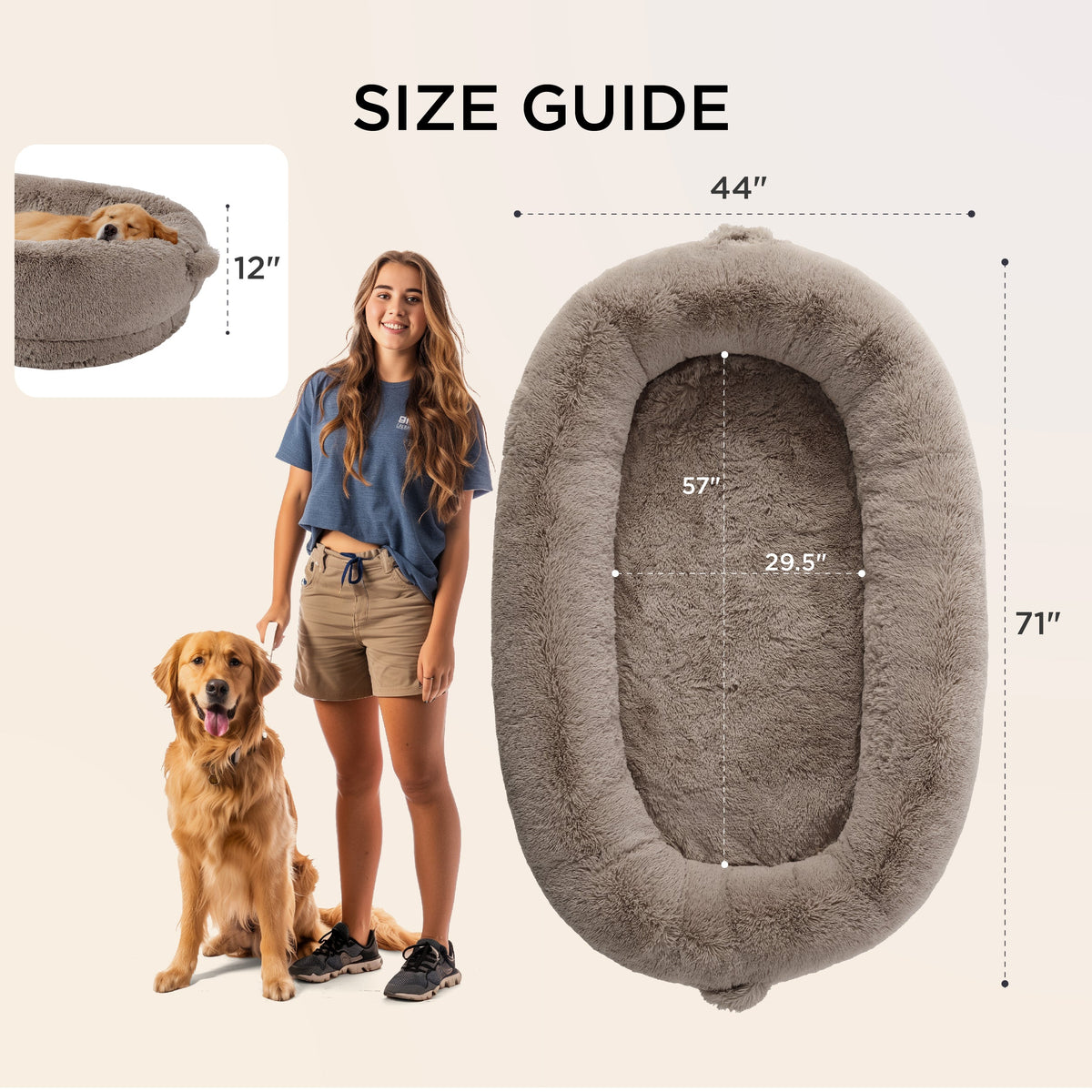 Human Dog Bed