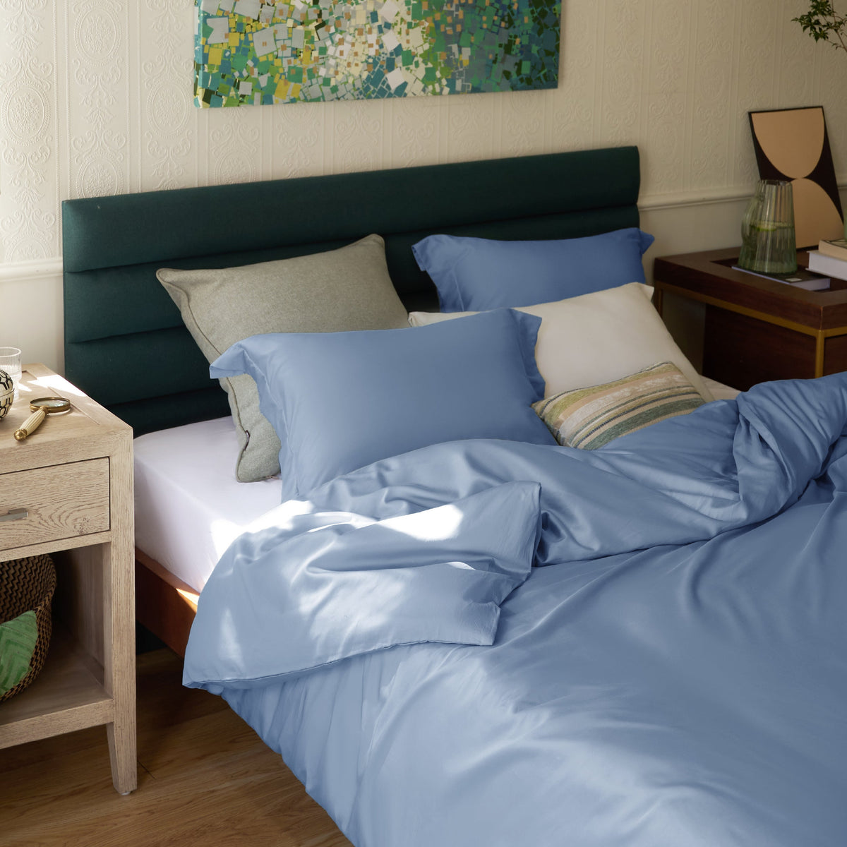 Lyocell Cotton Hybrid Duvet Cover Set