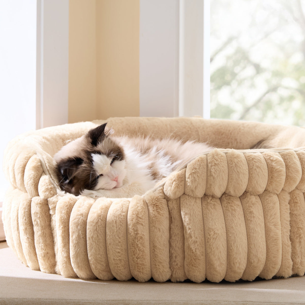 ComfyFleece® Dual-layer Cat Bed