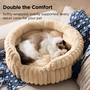 ComfyFleece® Dual-layer Cat Bed